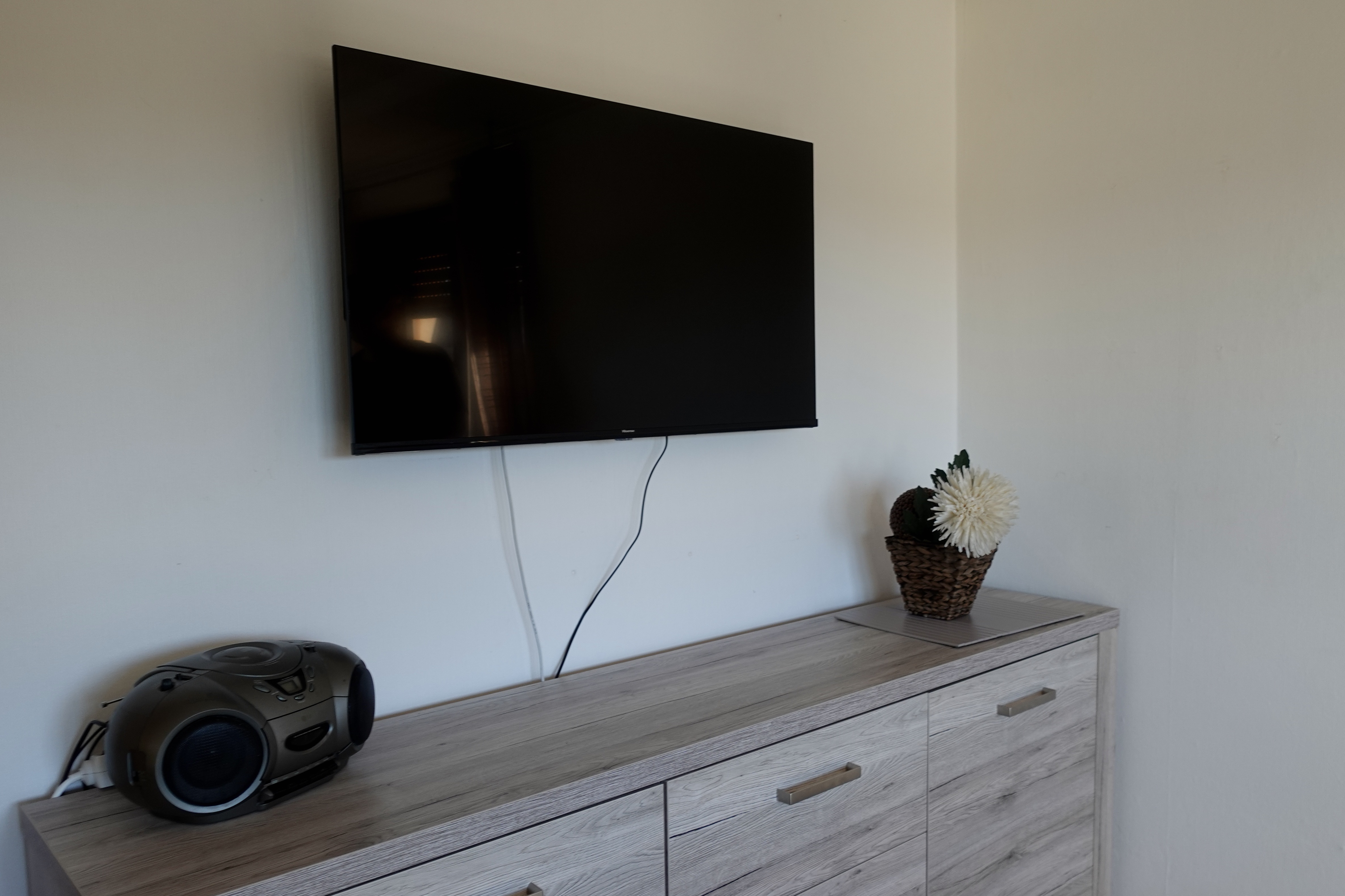 Wohnbereich mit Fernseher